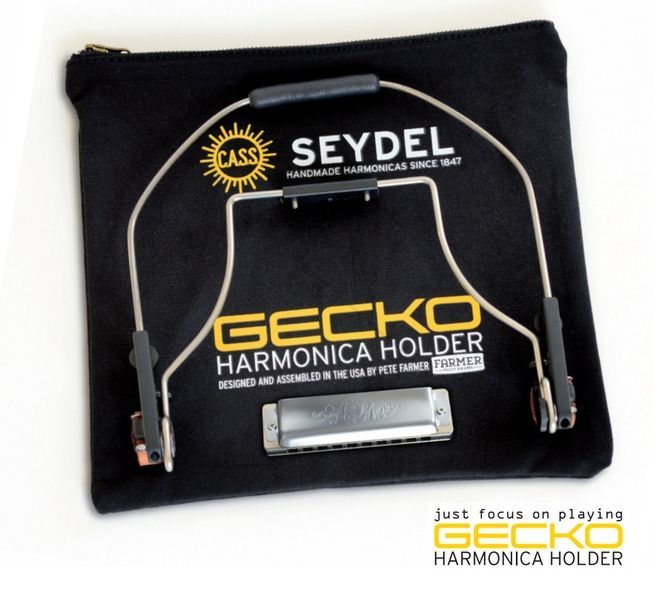 Gecko Mundharmonika Halter von C.A.Seydel - Made in Germany -