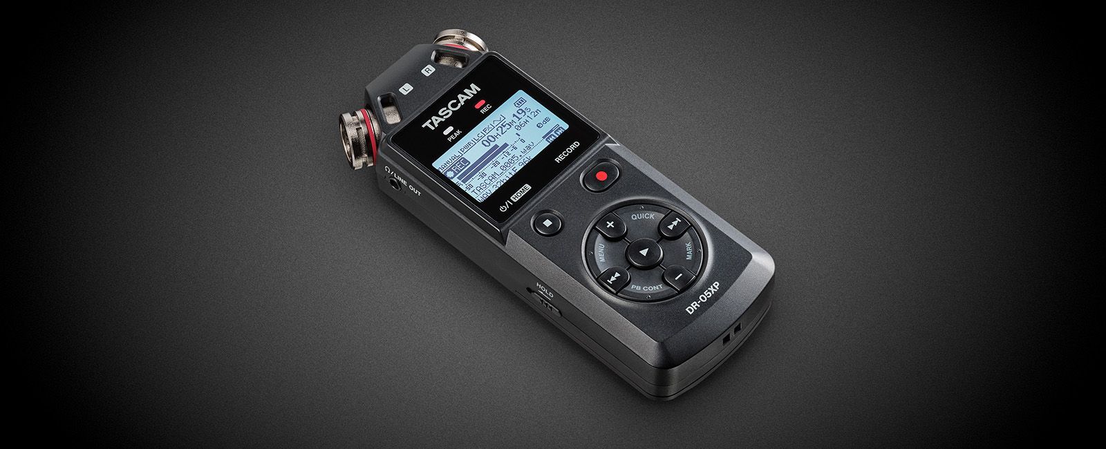 Tascam DR-05XP Tragbarer Stereo-Audiorecorder und USB-Interface_00053927_