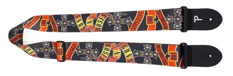 Perri's Strap Guns n' Roses  Gitarrengurt mit Guns n' Roses Logo