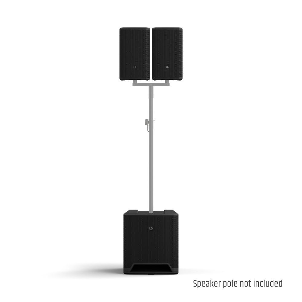 LD Systems DAVE 12 G4X Kompaktes 2.1 PA-System aktiv mit Bluetooth_00051699_