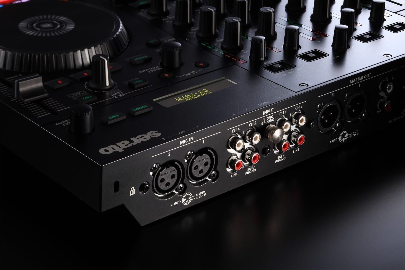 Roland DJ-707M  4-Kanal DJ Controller für Serato DJ Pro mit vier Decks