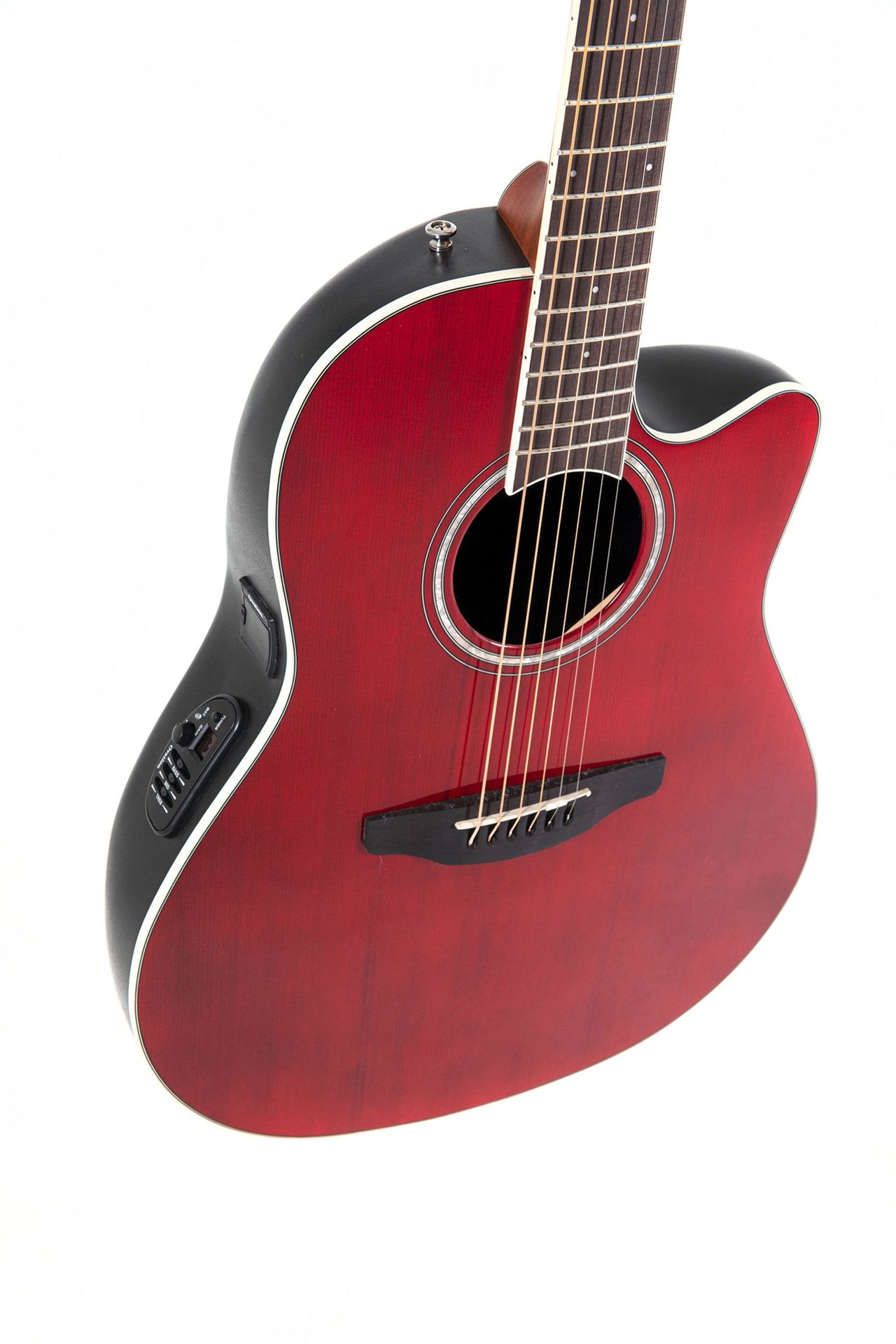 Ovation CE44-RR-G Celibrity Elite Plus Mid Cutaway Ruby Red