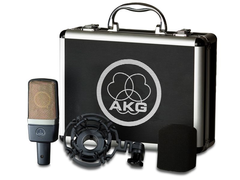 AKG C 214 Studio Mikrofon, Großmembranmikrofon mit Spinne_00013256_