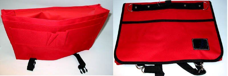 GEWA Notentasche rot 40x30x10cm, Nylongewebe, Tragegriff, Schultergurt,_00008132_