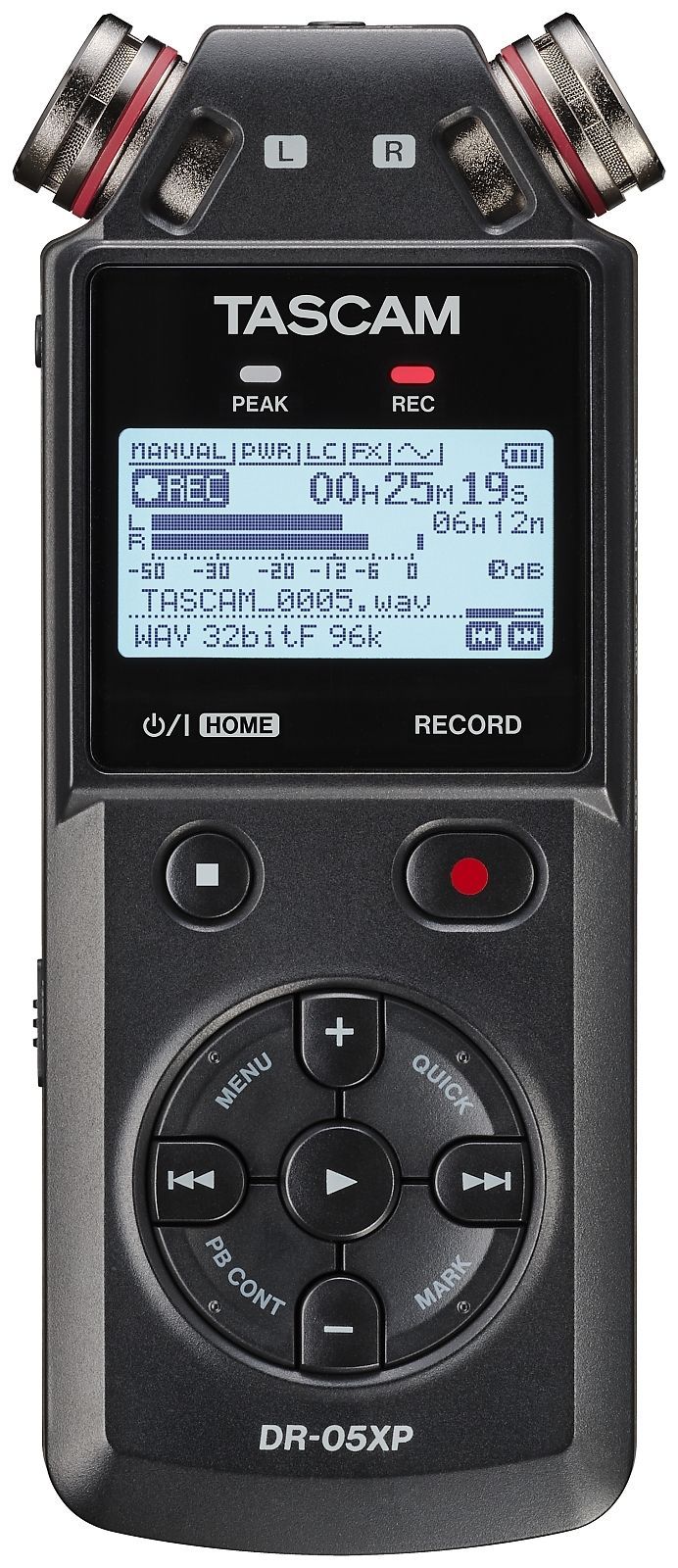 Tascam DR-05XP Tragbarer Stereo-Audiorecorder und USB-Interface_00053927_