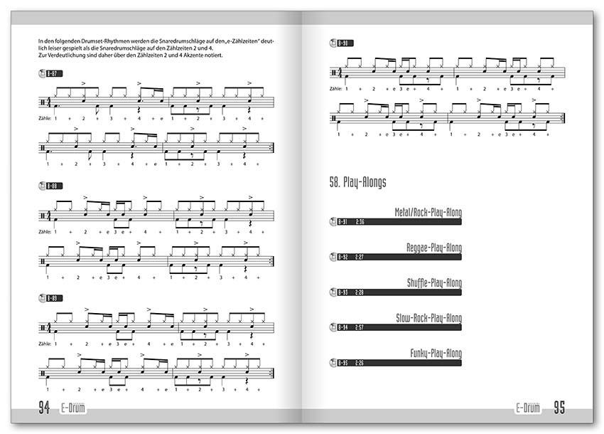 Noten Modern E-Drum Rudiments, Übungen, Fill-ins, Herb Kraus Voggenreiter V 0989