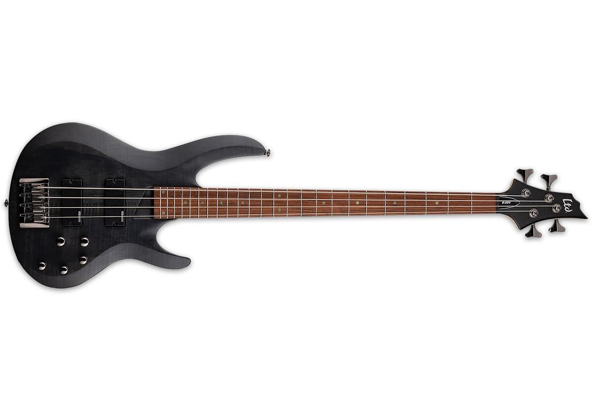 0799493254433 - ESP Ltd B-204SM STBLKS See thru Black Satin 0799493254433 - ESP Ltd B-204SM STBLKS See thru Black Satin