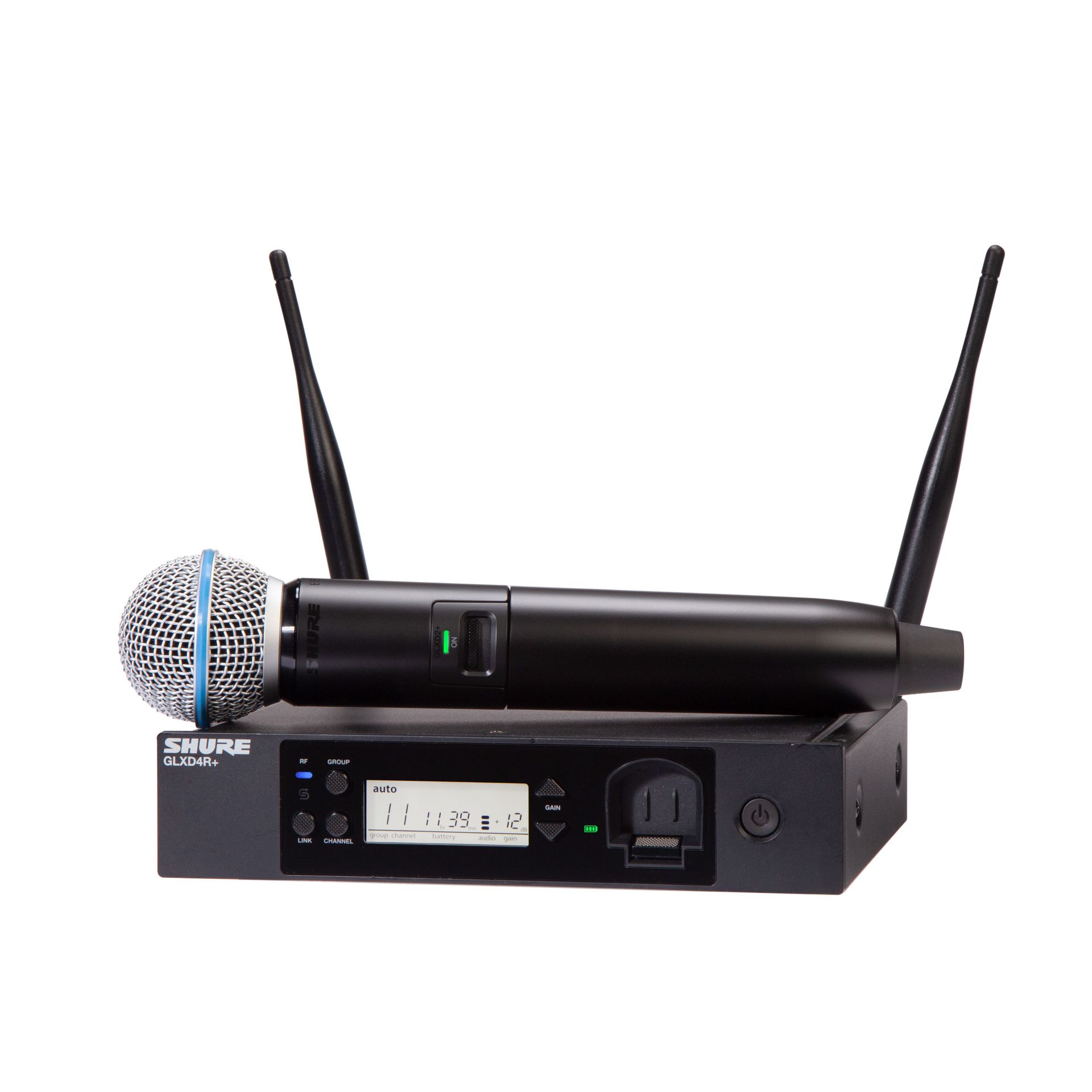 Shure GLXD24R+/Beta58  Funkmikrofon Vocal Wireless System 2,4 GHz + 5,8 GHz 