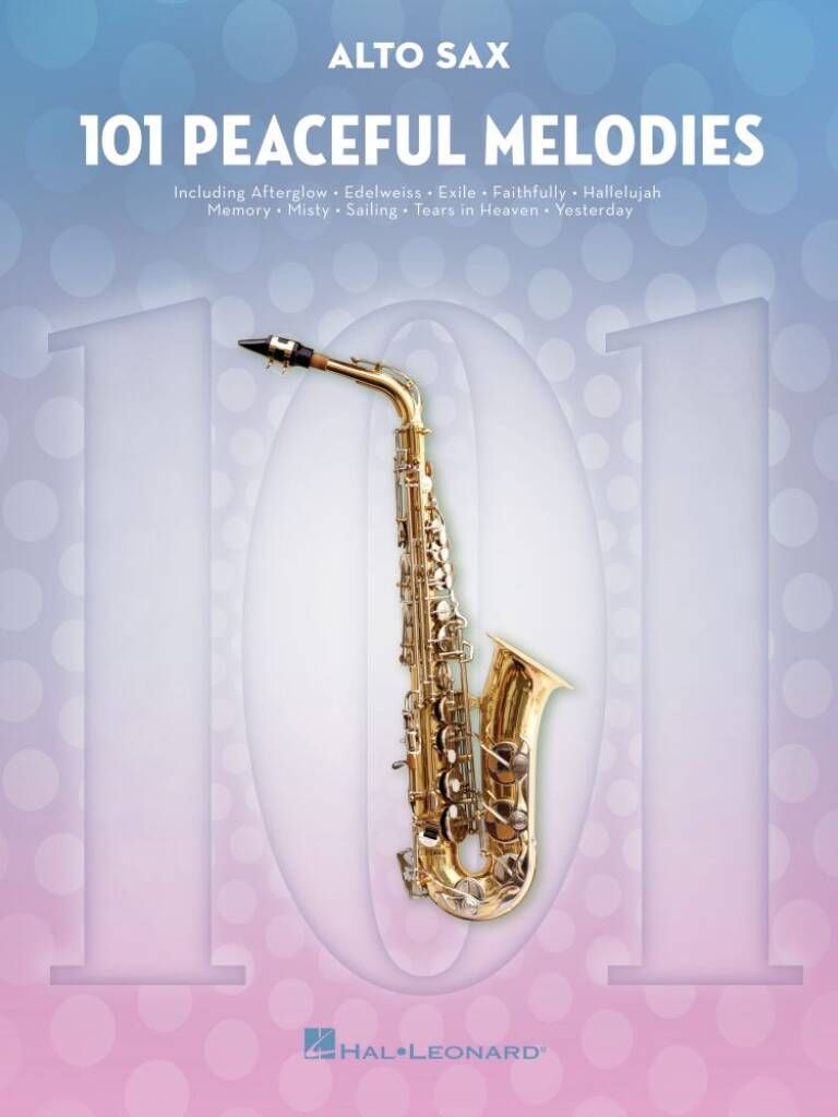 Noten 101 Peaceful Melodies for Alto Sax Altsaxophon HL01995737