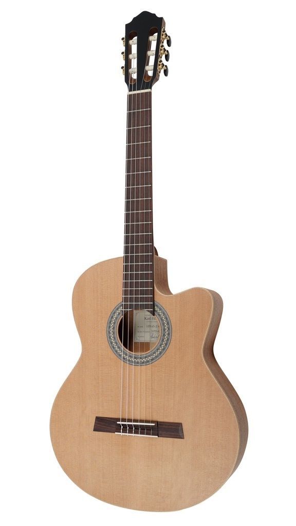 Höfner HM65-Z-CE Konzertgitarre mit Tonabnehmer vollmassive Bauweise