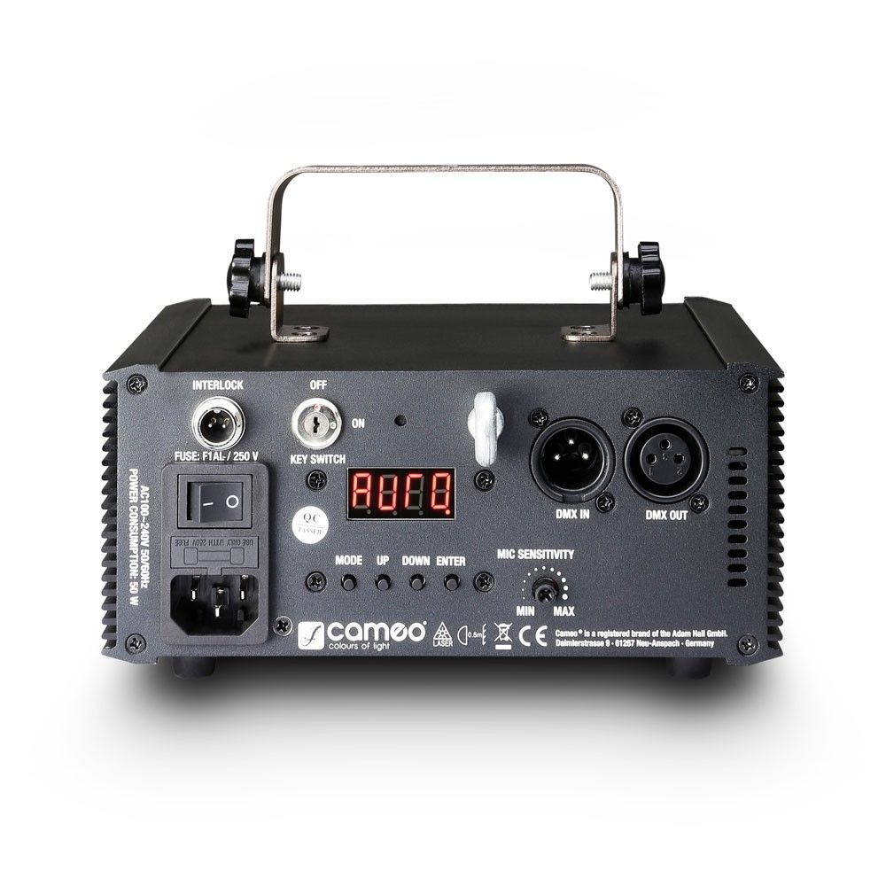 Cameo WOOKIE 200 RGY Animationslaser 200 mW RGY inkl. IR-Fernbedienung Cameo WOOKIE 200 RGY Animationslaser 200 mW RGY inkl. IR-Fernbedienung
