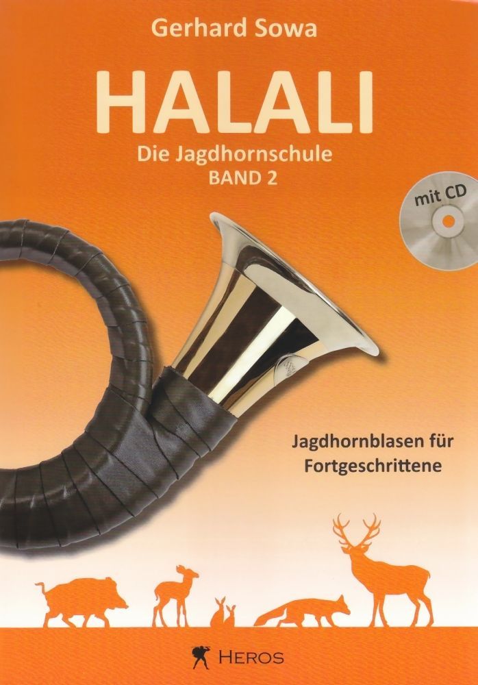 Noten Halali 2 Gerhard Sowa WEINB 1010-31 Jagdhorn Schule incl. CD playalong 