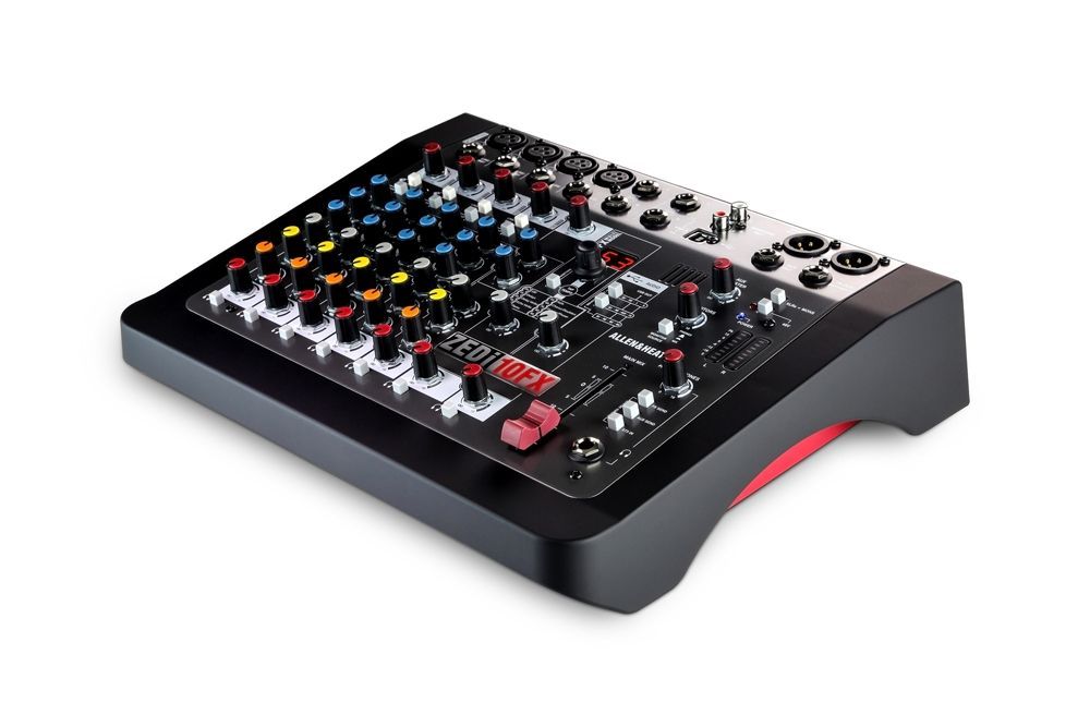 Allen & Heath ZEDi-10FX Mixer mit 4x4 USB Interface (24bit / 96KHz), Effektgerät