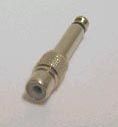 Festadapter 6,3mm   Klinkenstecker  Cinchbuchse_00000356_