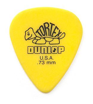 Jim Dunlop Tortex Standard Pick 0,73 mm Yellow Plektrum für Gitarre_00029452_