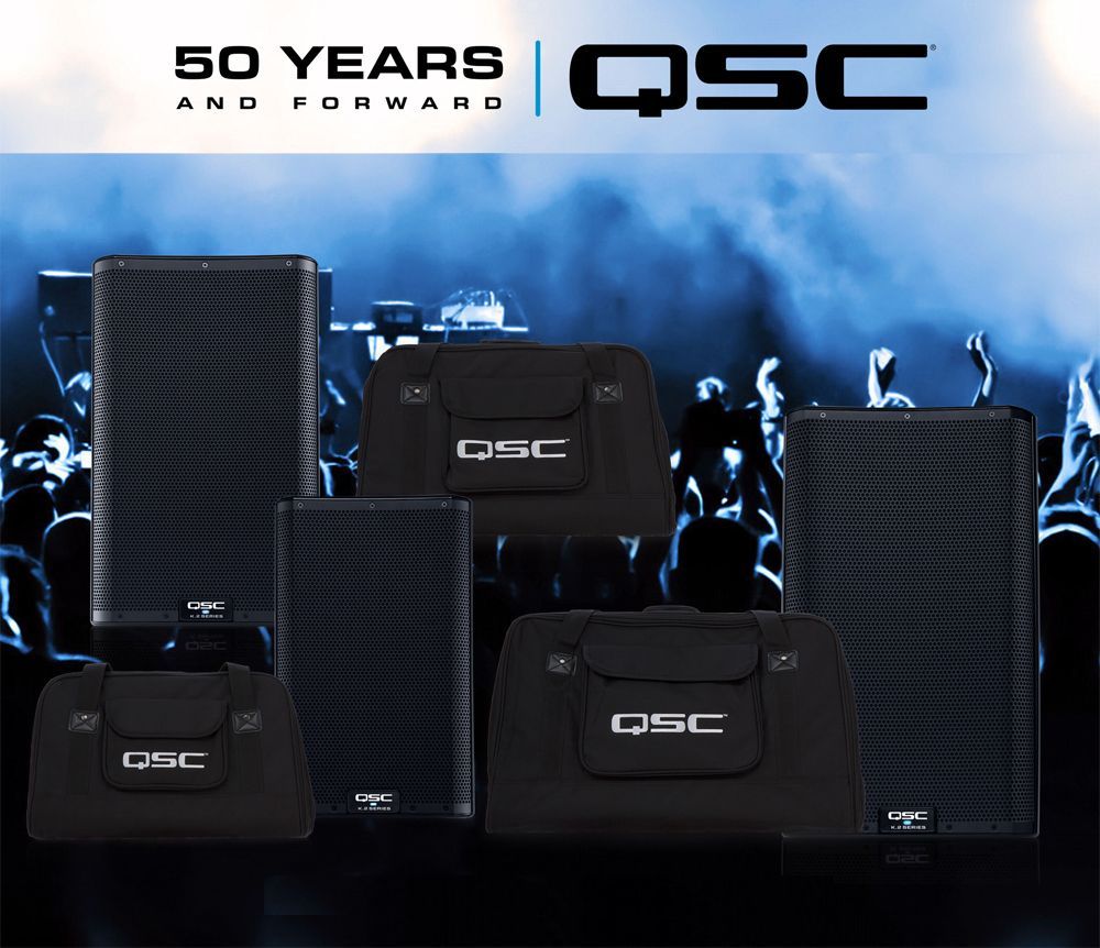 QSC K 10.2  RETOURE Fullrange Aktivboxen mit Hüllen - Paar-Preis !! 