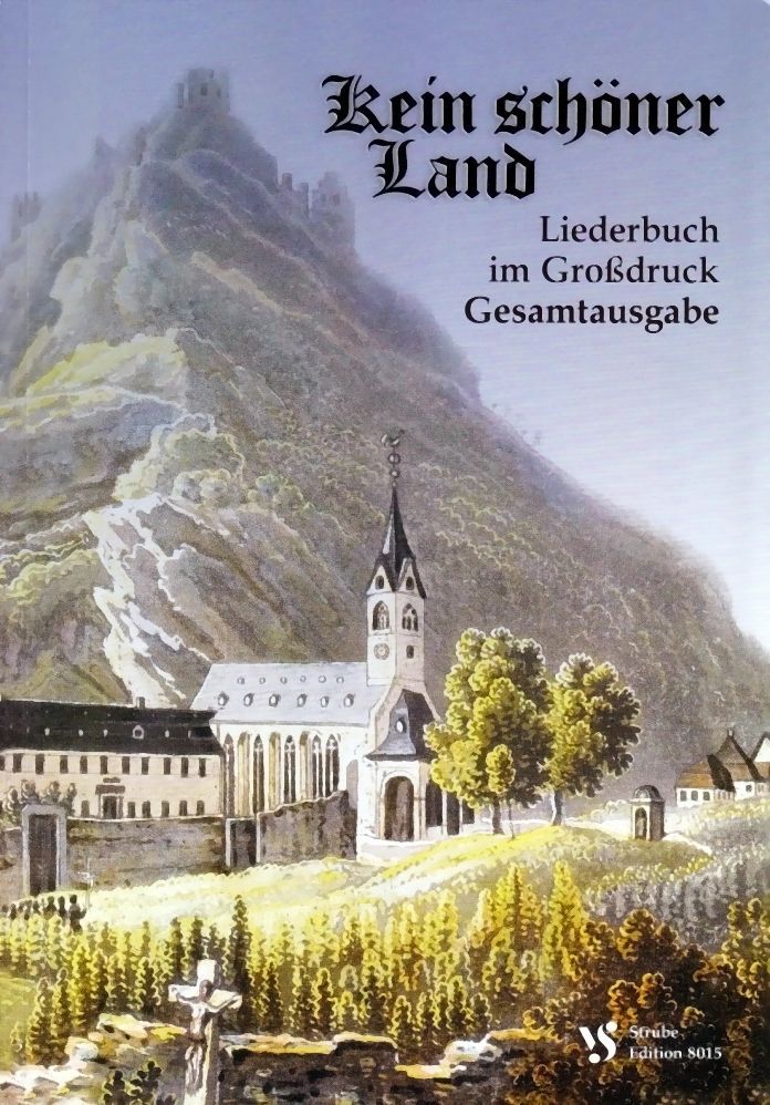Noten KEIN SCHÖNER LAND Strube VS 8015 Großdruck Volkslieder Gitarre & Gesang_00039775_