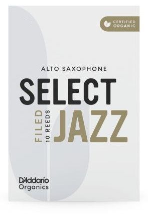 D´Addario Woodwinds 2H Organic Select Jazz Altsaxophon Filed Blatt