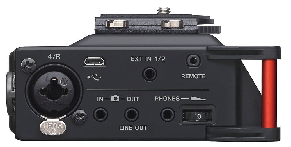 Tascam DR-70D tragbarer Digitalrecorder, Portabler 4-Kanal Audiorecorder