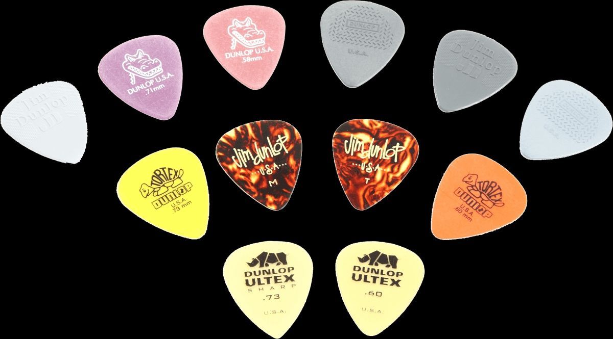 Dunlop ADU PVP101 Variety Pack 12er Plektrenset für Gitarre Dunlop ADU PVP101 Variety Pack 12er Plektrenset für Gitarre