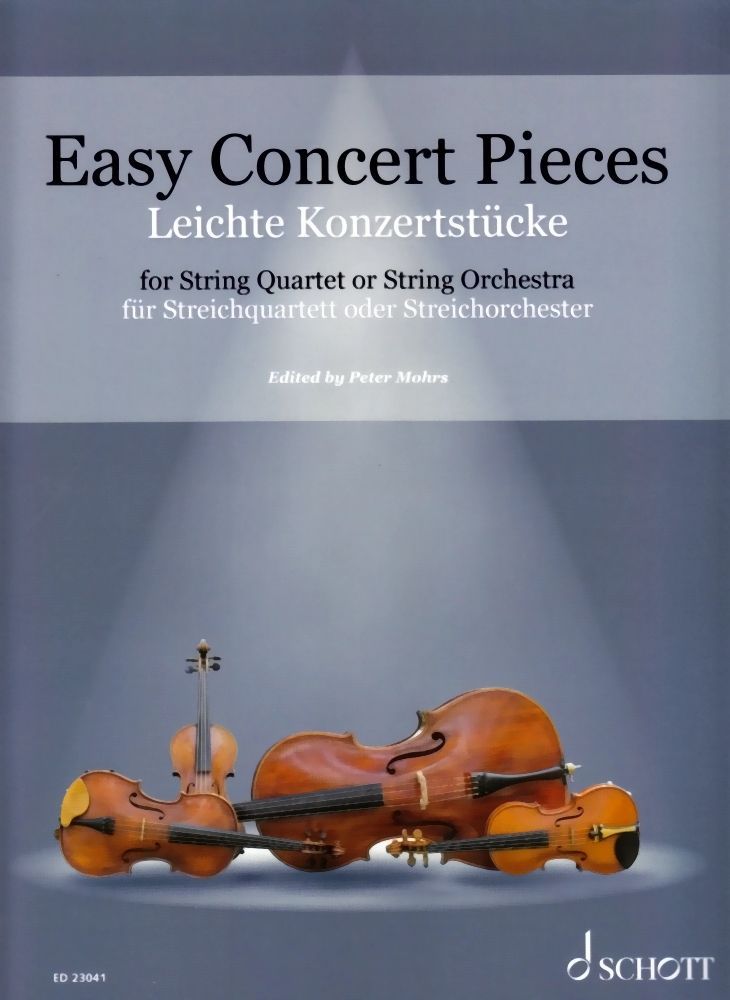 Noten Easy Concert pieces Streichquartett incl. Einzelstimmen ED Schott ED 23041