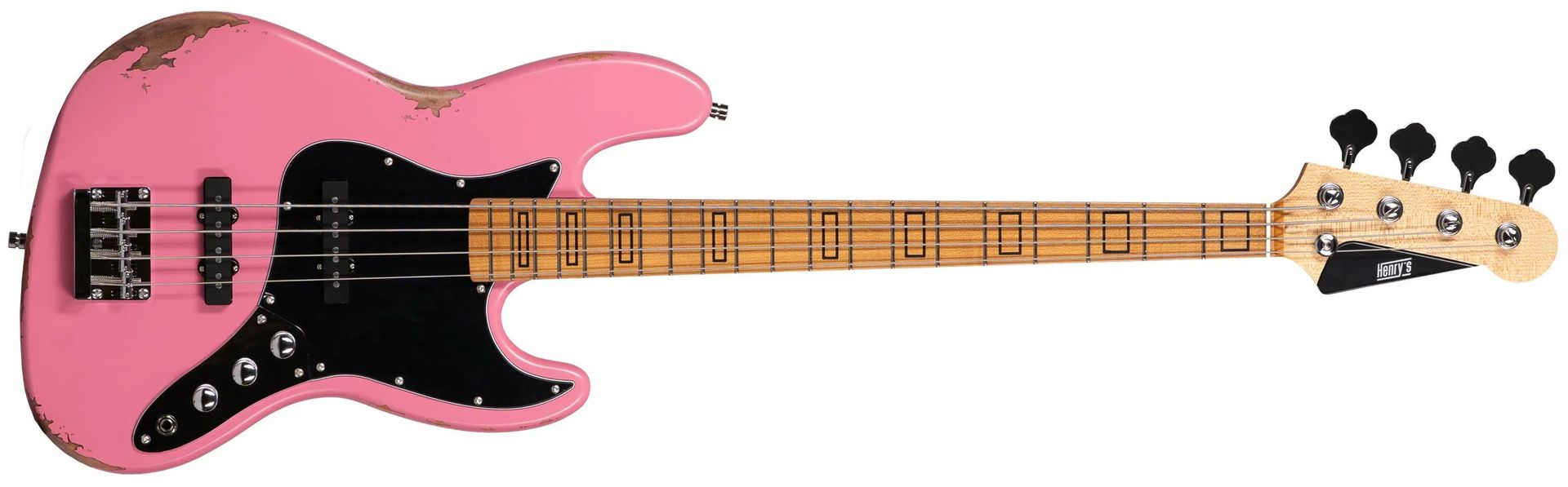 Henry`s Lizard DB2-05 Dragon - Pink Aged  E-Bass _00055220_