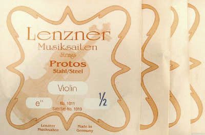 Lenzner Violine Saiten Protos Violine 1/2 Satz Stahl