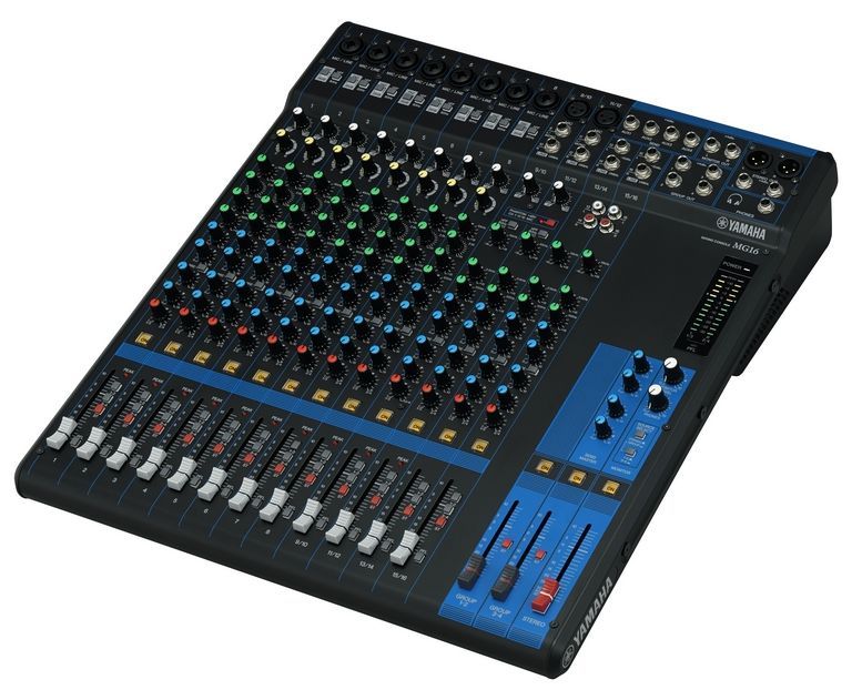 Yamaha MG16 Mixer, 8 Combi Mikrofon/Line Eingänge + 2 Mik/Stereo + 2 Stereo-IN_00030179_