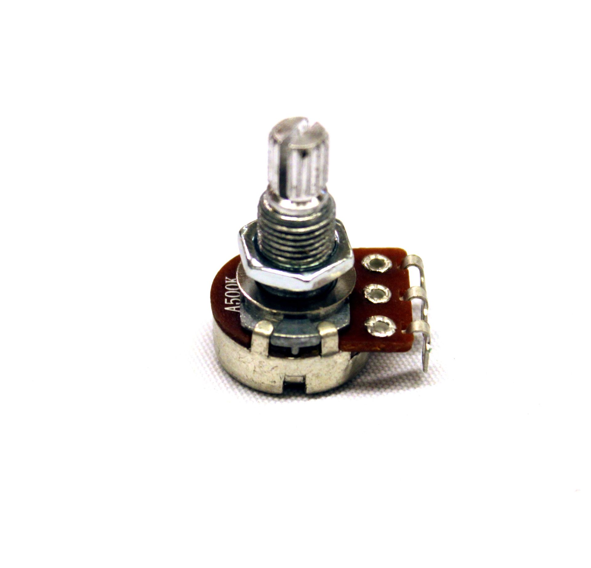 Economy Mini Poti 500 kOhm logarythmisch für E-Gitarre _00005340_