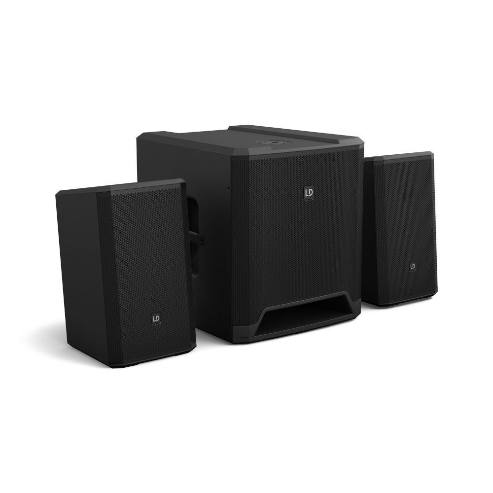 LD Systems DAVE 12 G4X Kompaktes 2.1 PA-System aktiv mit Bluetooth_00051699_