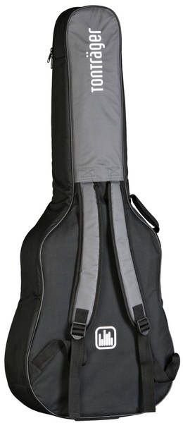 Tonträger TG10C/ GB Gigbag für Konzertgitarre 4/4,Tasche mit 10mm Polster Grau