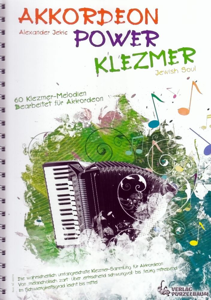 Noten AKKORDEON POWER Klezmer Alexander Jekic Verlag Purzelbaum 40074_00052951_