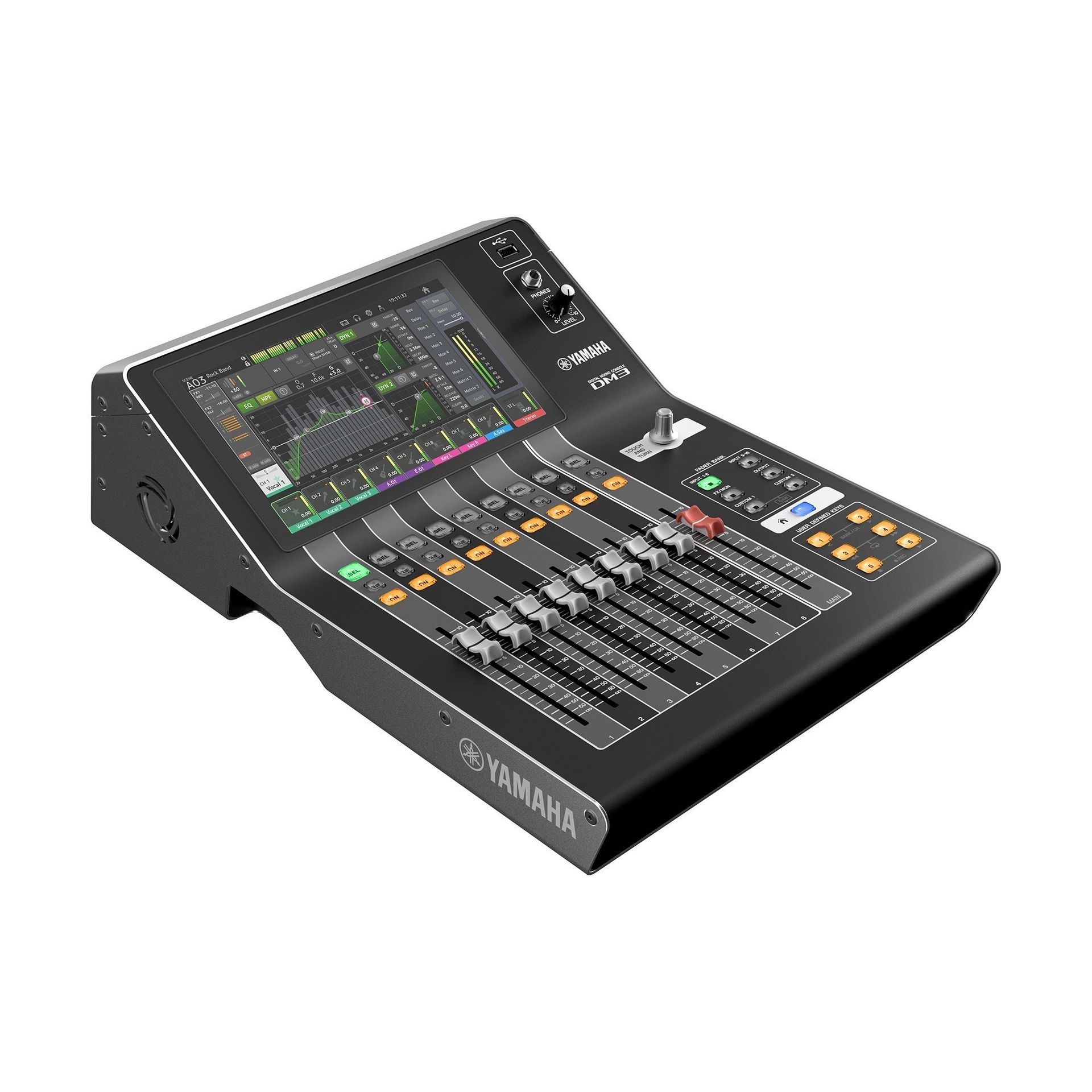 Yamaha DM3S Digitalmixer mit Motorfader und 9" Touchscreen - Neuheit