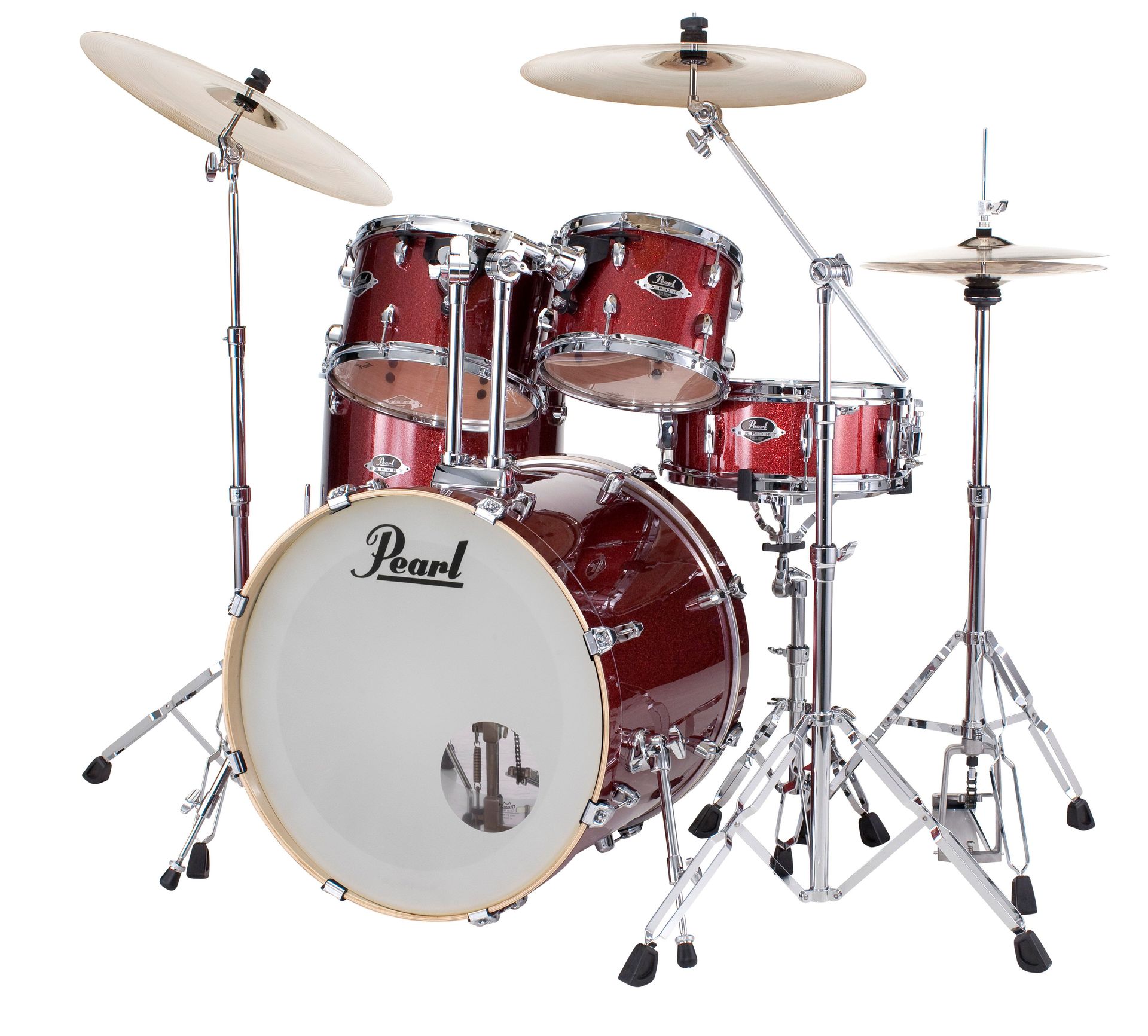Pearl Export EXX705NBR/C704 Drumset black cherry glitter 20/10/12/14/ Snare