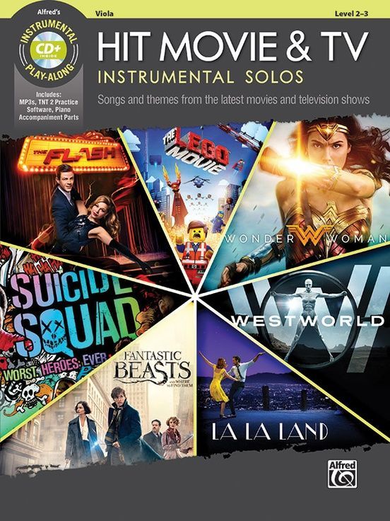 Noten Hit Movie & TV Instrumental Solos (+MP3-CD) für Viola / Bratsche  ALF46777