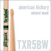 0610098187318 - Pro Mark 5B Drum Sticks TXR5BW the natural