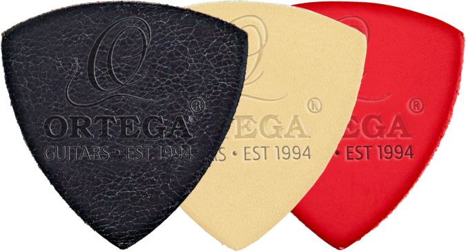 Ortega UKEPICK-ASS 3er Pack Ukuleleplektren aus echtem Leder_00040027_