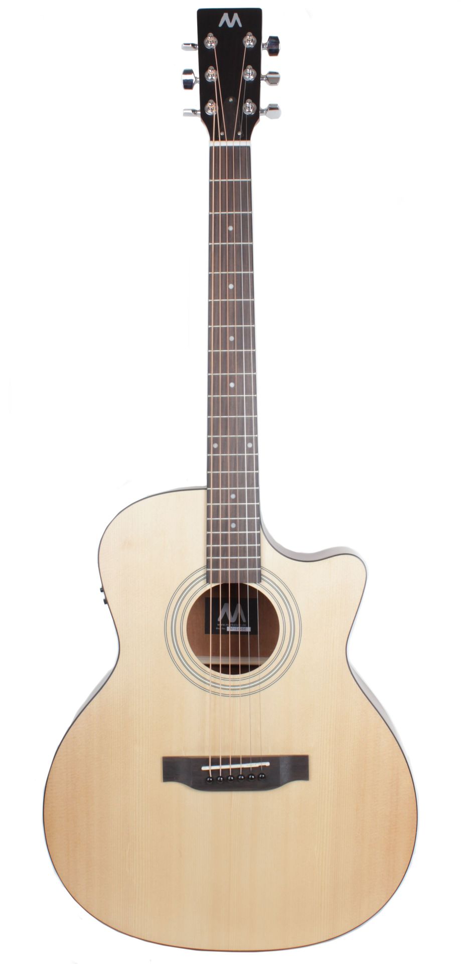 MarkGuitar M-15 GSE Westerngitarre Grand Auditorium Form mit Pickup