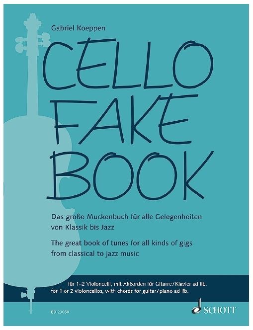 Noten Cello Fake Book für 1 - 2 Violoncello Klassik ED 23050 Gabriel Koeppen 