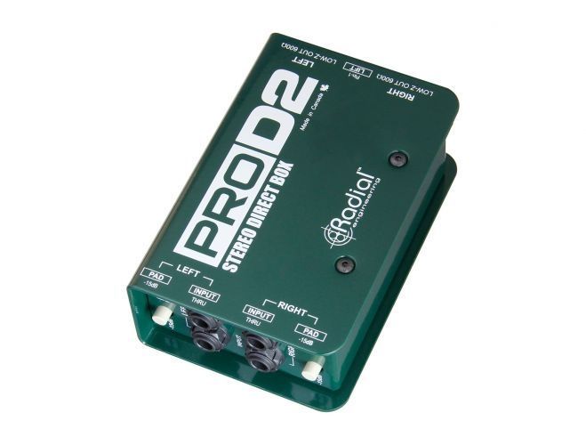 Radial Engineering Pro D2 passive Stereo DI-Box