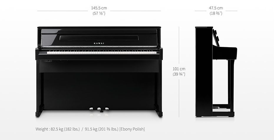 KAWAI CA-901W Digitalpiano weiß matt, neue Grand Feel III Mechanik, CA901-W_00051686_