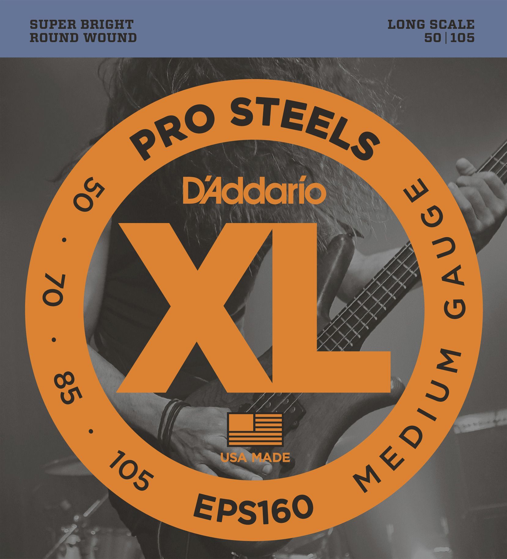 D'Addario EPS160, Prosteels 4 String Bass Strings 050-105_00042071_