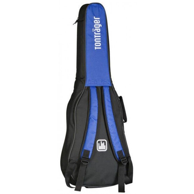 Tonträger TG10C/ BB Gigbag für Konzertgitarre 4/4,Tasche mit 10mm Polster Blau