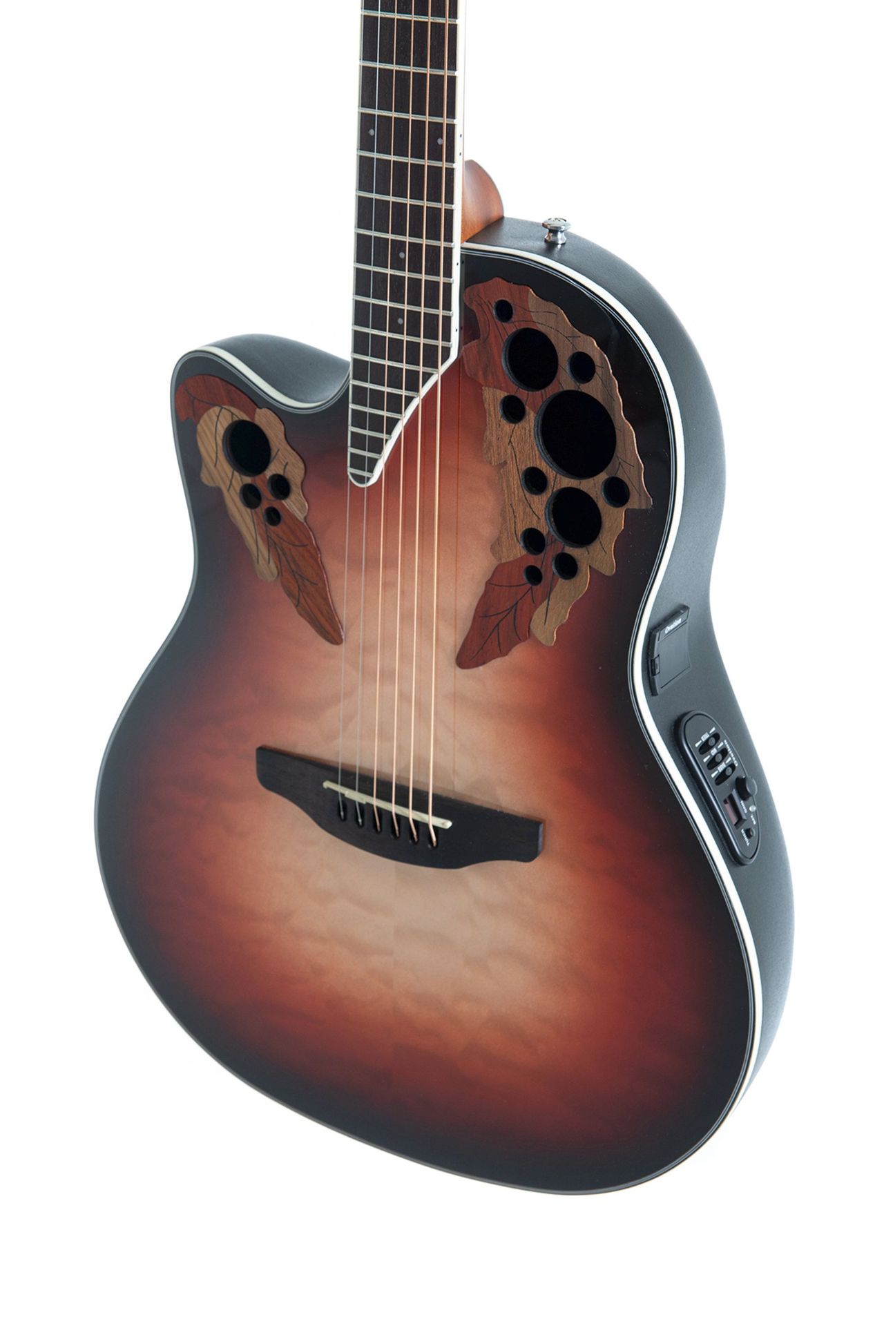 Ovation Celibrity Elite Plus CE44LX-1R-G Rubyburst Lefthand