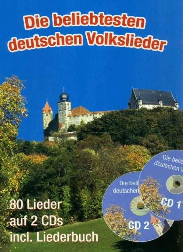 Noten  Die beliebtesten deutschen Volkslieder Hildner BOE 8014 incl. CDs  