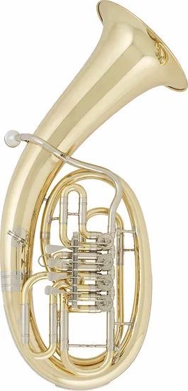 Josef Lidl B-Bariton LEP 531-4  Messing lackiert , 4 Ventile  
