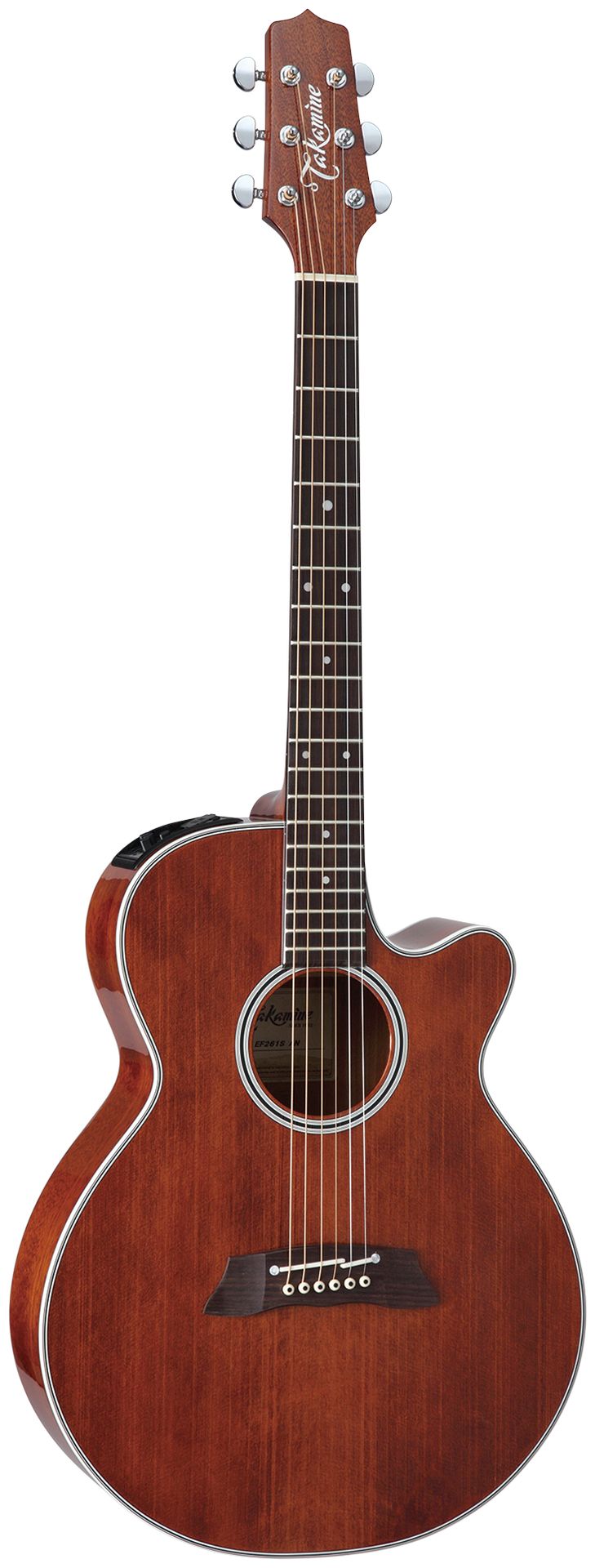 Takamine EF-261SAN Westerngitarre mit PU mit Koffer