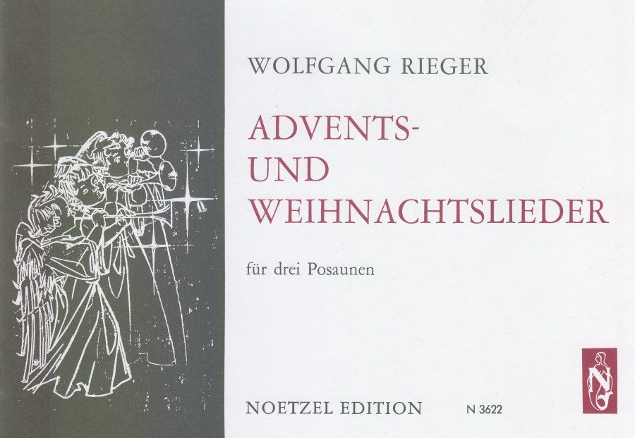 Noten  Advents- & Weihnachtslieder für 3 Posaunen Wolfgang Rieger Noetzel N 3622