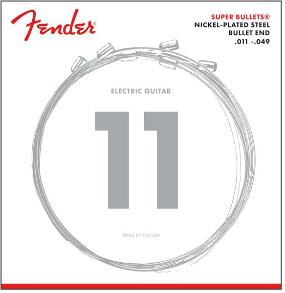 Fender 3250 M  Super Bullets 11-49 E-Gitarren Saiten