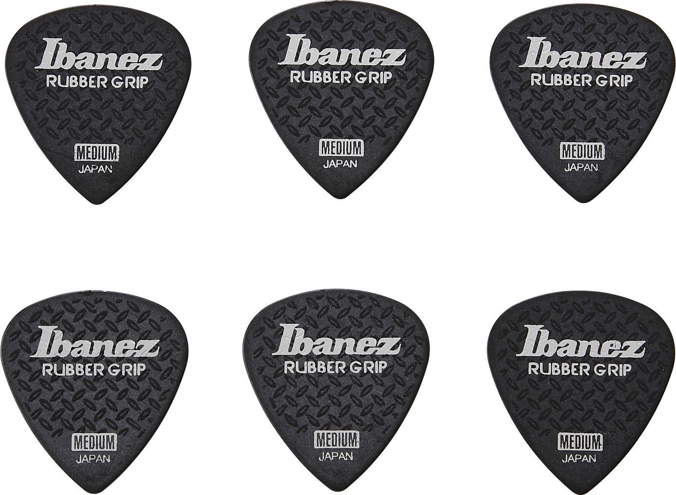 Ibanez PPA16MRG-BK 0,8mm Flat Pick Sand Grip 6er Pack_00040739_